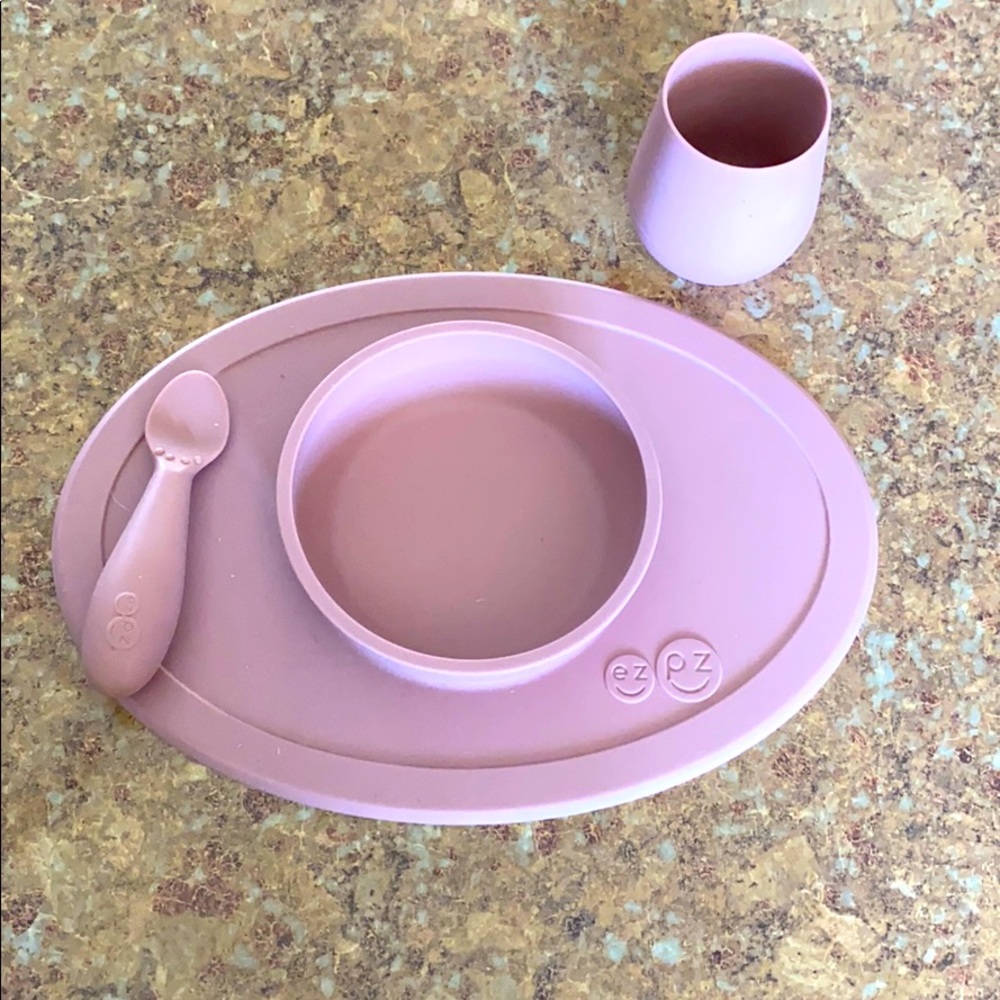 EZ PZ first set and mini cup (pink)